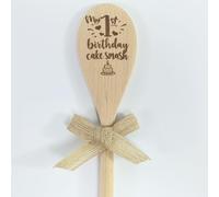 My 1st Birthday Cake Smash Engraved Wooden Spoon, Baby’s First Birthday Gift, Hand-Engraved Cake Smash Utensil & Photo Prop for Newborn, Parents