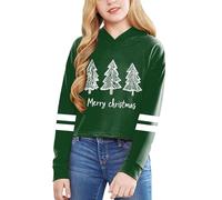 My 1st Christmas Baby Boy Reindeer Costume Kids Toddler Outfit First Outfits Girls Long Sleeve Letter Print Solid Color Casual Hooded Sweatshirt Top for Youth and Teen Fashion Outerwear Dark Green