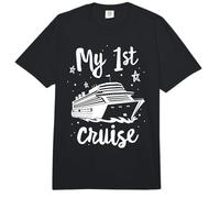 My 1st Cruise Ship Vacation First Sail Aloha Kid Boys Girls Comfort Colors Adult Heavyweight T-Shirt