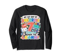 My 1st Day of 2nd Grade I Am 7 Years Old Ready to Learn! Kid Long Sleeve T-Shirt