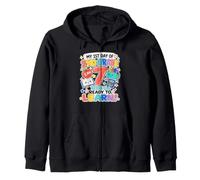 My 1st Day Of 2nd Grade I Am 7 Years Old Ready To Learn! Kid Zip Hoodie