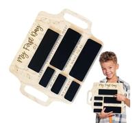 My 1st Day of School Sign | Reusable Wooden 9x12 Inch First Day of School Sign - Kindergarten School Supplies, Sign for School Celebrations, Lasting Memories