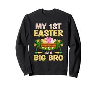 My 1st Easter As A Big Bro Fun Basket Sweatshirt