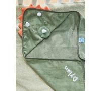 My 1St Years Kids Personalised Green Dinosaur Hooded Towel - Green Mix, Green Mix