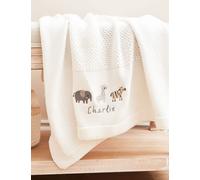 My 1st Years Personalised Born To Be Loved Shawl Ivory