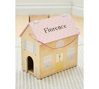 My 1st Years Personalised Wooden Small Doll's House Pink