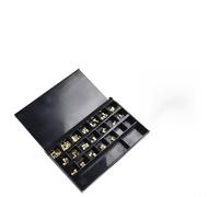 MY-380F Date Coding Machine Ink Wheel Character Set for Batch Number Printer, Compatible with Sealing Machines, Includes Type R and T Fonts(Type R)