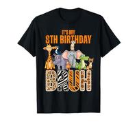 My 8th Birthday Bruh 8 Year Old Zookeeper Animal Zoo Squad T-Shirt
