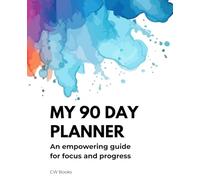 My 90 Day Planner: Stay organised and motivated with this practical, empowering guide. It supports you to decide priorities, plan your weeks, and make real progress. Undated so you can begin anytime.