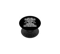 My 911 Dispatcher Tolerance For Bad Callers Needs Work Funny PopSockets Adhesive PopGrip