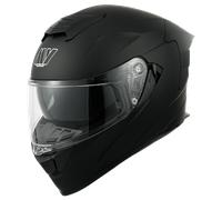 MY 936 Modular Flip-Up Motorcycle Helmet, Integrated Sun Visor, Matte Black, Size XL