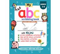 my abc scribbling book: Alphabet handwriting activity for kids