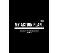 My Action Plan 2026 - Undated Daily Success Planner for Goals & Productivity: 365-Day Minimalist Organizer | Daily Schedule from 6AM to 10PM | Monthly Reviews | 8.5”x11”