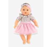Corolle Mon Grand Poupon Cute Big Baby Soft Body Doll with Sleeping Eyes, Headband, Removable Skirt, Vanilla Fragrance, 36 cm, from 2 Years, Keeps Thumb in Mouth