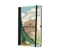 'My Adventures' A5 Sized Lined Paper Scrapbook - Travel Writing Idea for Friends & Family (note-ha23-myadventuremount)