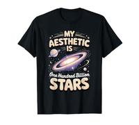 My Aesthetic is One Hundred Billion Stars Astronomy Galaxy Value Graphic T-Shirt