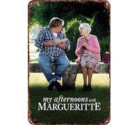 My Afternoons with Margueritte Vintage Tin Sign Wall Art Decor - Retro Sign for Home Patio Decor Gifts Movie Poster - 8x12 Inch