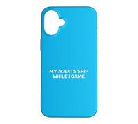 My Agents Ship While I Game Coder Hackathons Humor Meme Case for iPhone 16 Plus