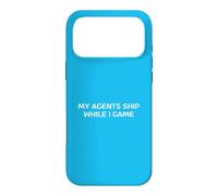 My Agents Ship While I Game Coder Hackathons Humor Meme Case for iPhone 17 Pro Max