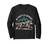 My Agility is Legendary Reflex Training Ninja |- Long Sleeve T-Shirt