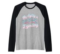 My Agility is Legendary Reflex Training Ninja |- Raglan Baseball Tee