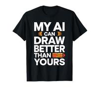 My AI Can Draw Better Than Yours Funny AI Lover Grunge T-Shirt
