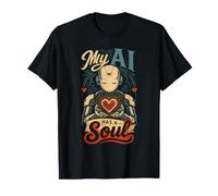 My AI has a Soul Emotional Digital Heart Connection Tech T-Shirt