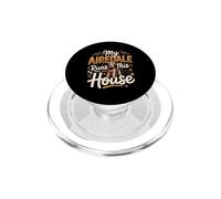 My Airedale Runs This House Terrier Dog Owner PopSockets PopGrip for MagSafe