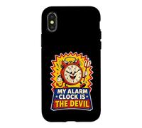 MY ALARM CLOCK IS THE DEVIL FUNNY Case for iPhone X/XS