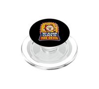 MY ALARM CLOCK IS THE DEVIL FUNNY PopSockets PopGrip for MagSafe