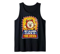 My Alarm Clock is THE Devil Funny Tank Top