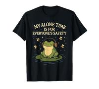 My Alone Time is for Everyone's Safety Frog Meditation T-Shirt