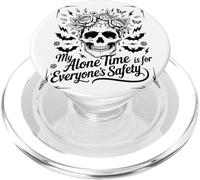 My Alone Time Is For Everyone's Safety PopSockets PopGrip for MagSafe