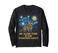 My Alone Time is for Everyone's Safety Raccoon Long Sleeve T-Shirt