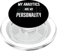 My Analytics Are My Personality Funny Content Creator PopSockets PopGrip for MagSafe