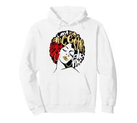 My Ancestors Dreams Afro Black Girl Magic Red Black Women Pullover Hoodie