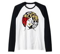 My Ancestors Dreams Afro Black Girl Magic Red Black Women Raglan Baseball Tee