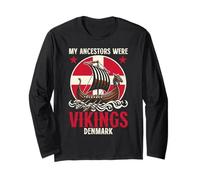 My Ancestors Were Vikings Denmark Vikings Mythology Danish Long Sleeve T-Shirt