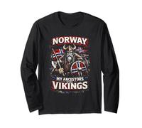 My Ancestors were Vikings - Norway Viking Warrior Mythology Long Sleeve T-Shirt
