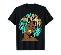 My Ancestors Wildest Dream Gift Aqua Teal HistoryBlack Girl T-Shirt
