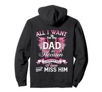 My Angle Dad I Miss You Dad Memorial Day Fathers Remembrance Pullover Hoodie