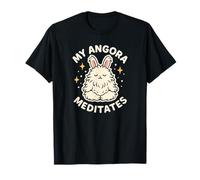 My Angora Rabbit Meditates Funny Cute Bunny T-Shirt
