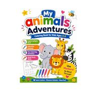My Animal Alphabet Adventures: A fun ABC colouring book for kids ages 4-5 with Letter tracing and Adorable animals