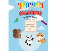 My Animal Coloring Book: Fun Facts Coloring book