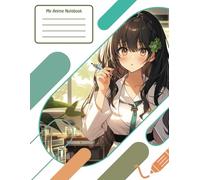 My Anime Graph Paper Composition Notebook: Cute Anime Themed Graph Paper Comp Book For Students, Quad Ruled 5x5, 110 Pages (55 Sheets) 8.5 x 11 inches