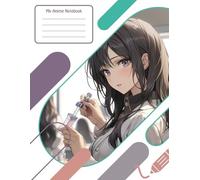 My Anime Graph Paper Composition Notebook: Cute Anime Themed Graph Paper Comp Book For Students, Quad Ruled 5x5, 110 Pages (55 Sheets) 8.5 x 11 inches