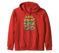 My Anxiety Dashboard Funny Mental Health Humor low Cortisol Zip Hoodie