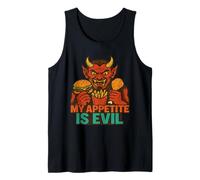 My Appetite is Evil Devilish Foodie Tank Top