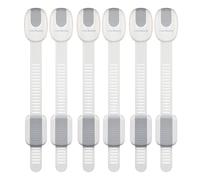 MY AR Store Child Safety Cupboard Lock, Child Safety Strap, 10 Pack Adjustable Cupboard Locks for Children Baby, Child Locks for Kitchen Cabinet Cupboards Fridge Refrigerator Drawer (6, One Size)