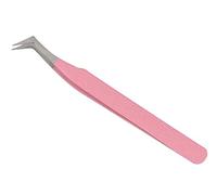 MY AR Store Lash Eyelash Extension Tweezers, Japanese Stainless Steel Tools Boot Shape Curved 3D 4D 6D Angled Tip, Volume Tweezers Precision